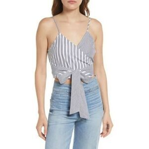 Treasure and Bond Tie Wrap Crop Top NWOT